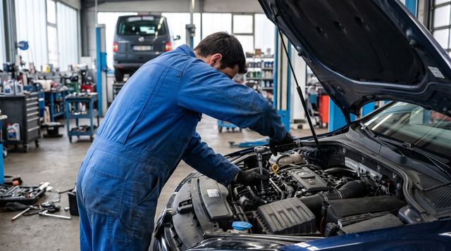 Falsch getankt Reparatur – KI-generiertes Symbolbild